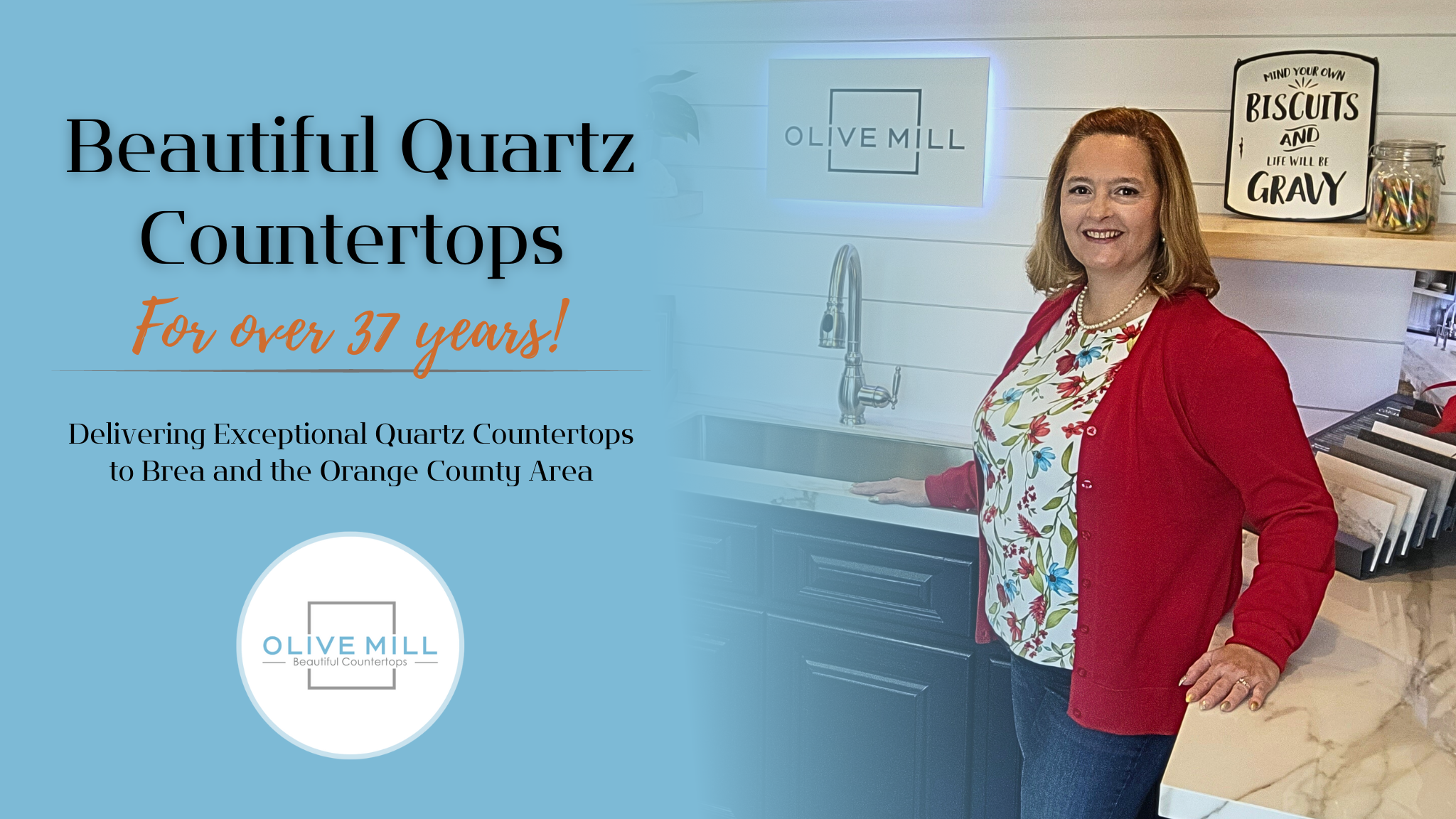 Beautiful Quartz Countertops - Deliverting Exceptional Quartz Countertops to Brea and the Orange County Area for over 37 Years.