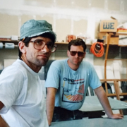 John with Mark, our first employee