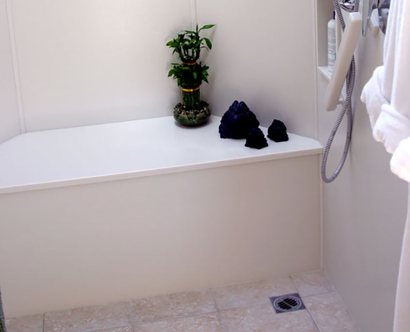 Corian Solid Surface Shower Seat